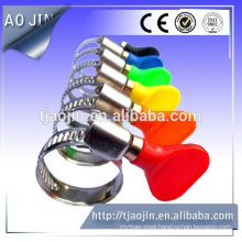 high pressure stainless steel /galvanized German Middel type plastic handle hose clips clamps price in China